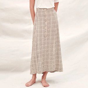 Christy Dawn The Ida Skirt Night Plaid - S, NWT